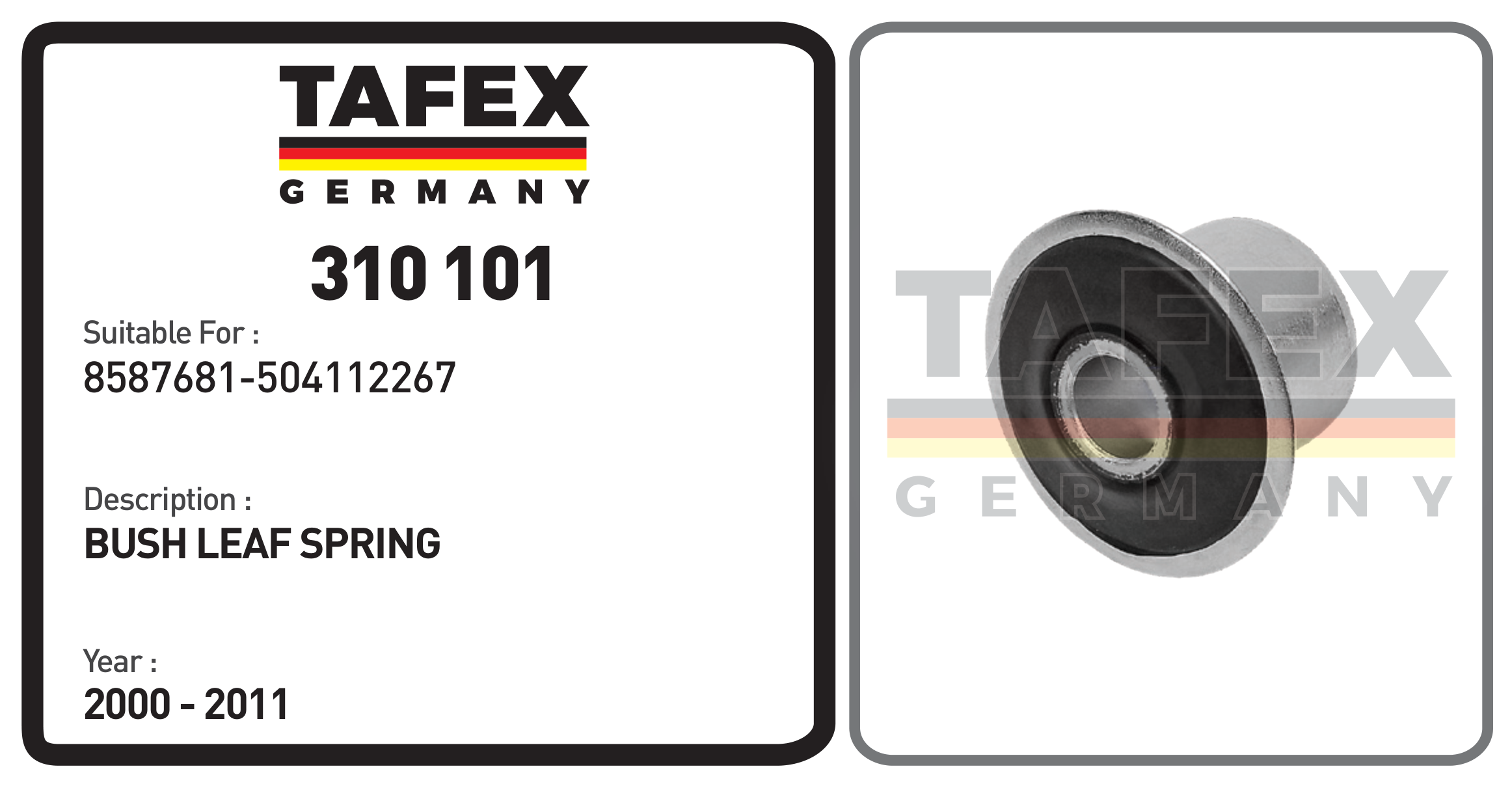 Bush Leaf Spring — TAFEX 310101 product image