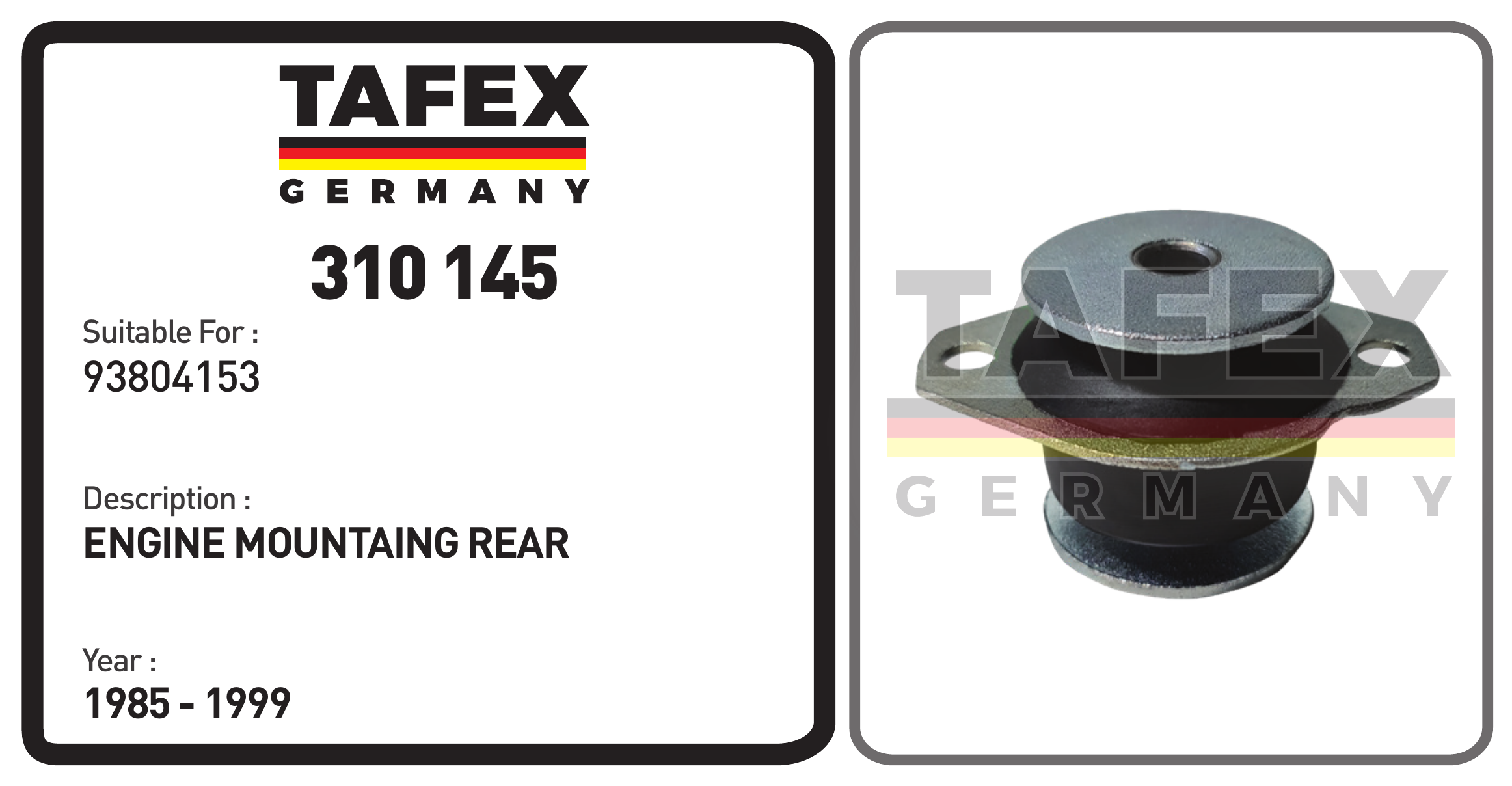 Engine Mounting Rear — TAFEX 310145 product image