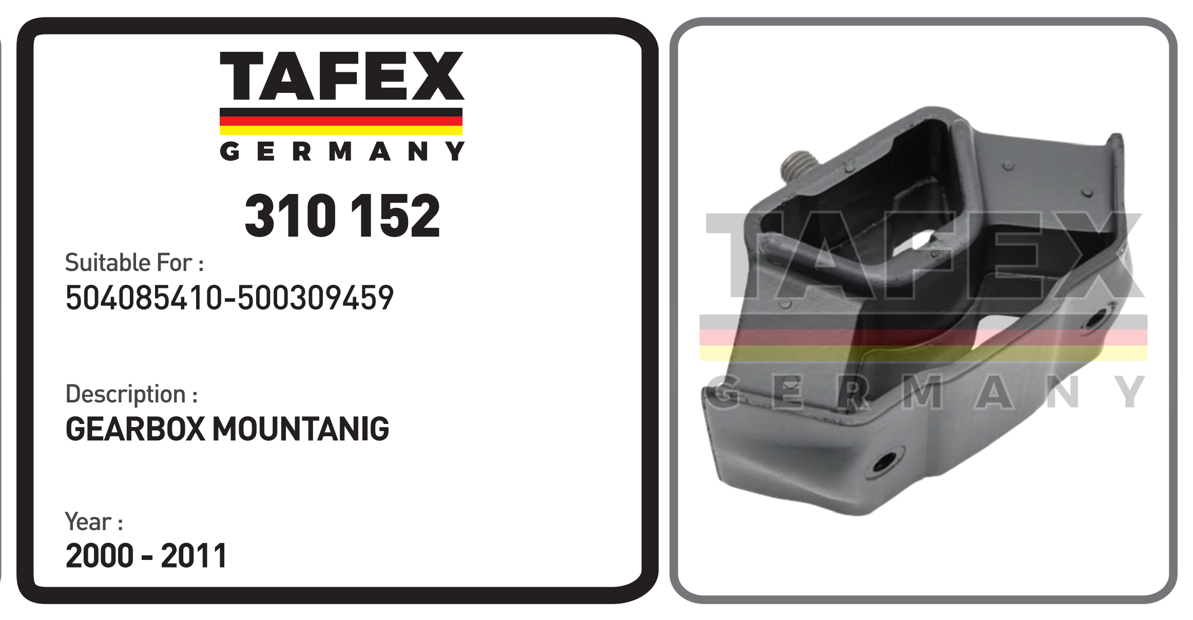 Gearbox Mounting — TAFEX 310152 product image