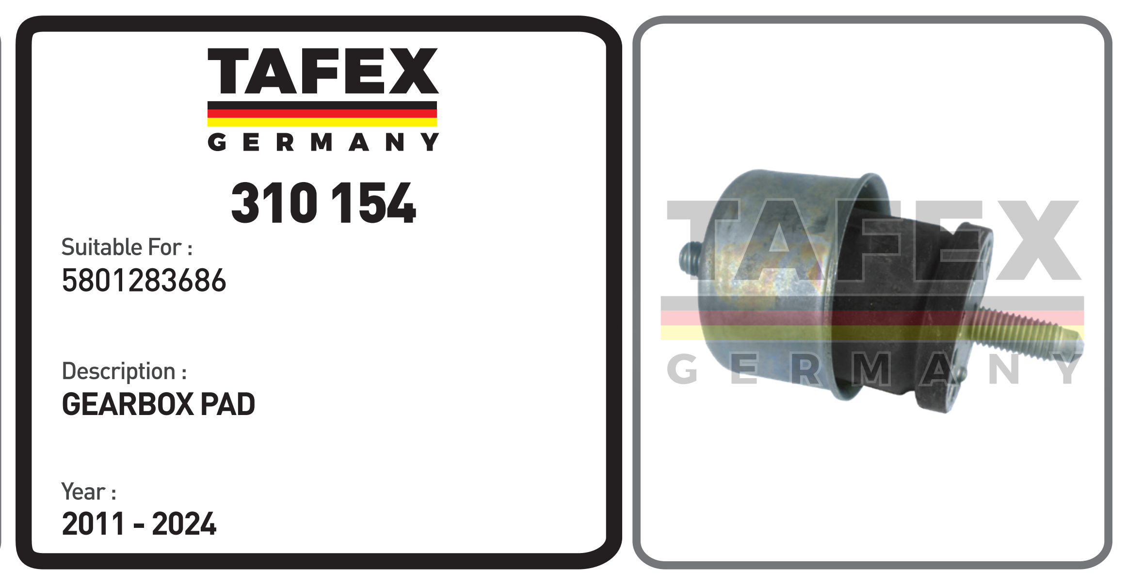 Gearbox Pad — TAFEX 310154 product image