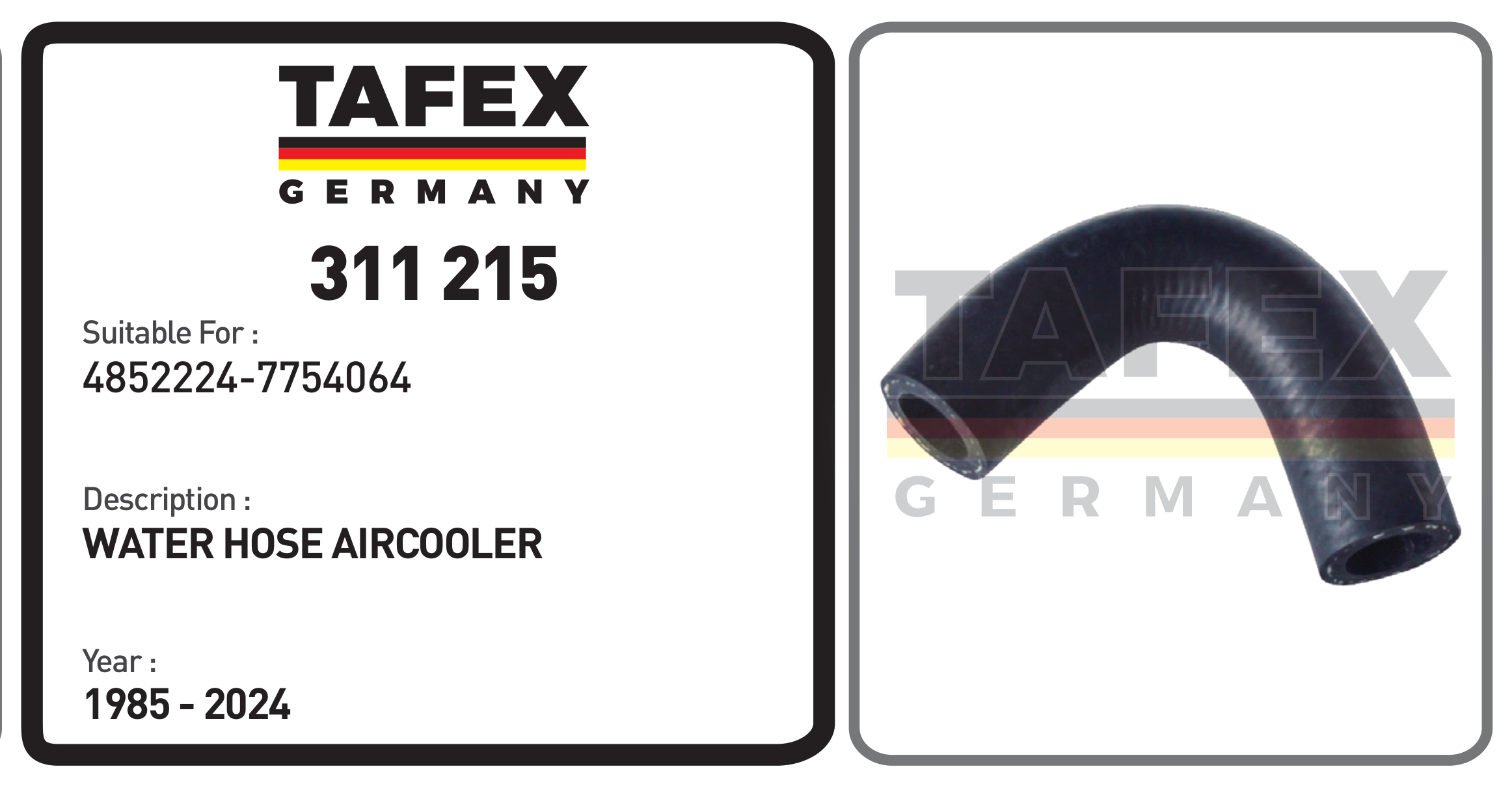 Water Hose Aircooler — TAFEX 311215 product image