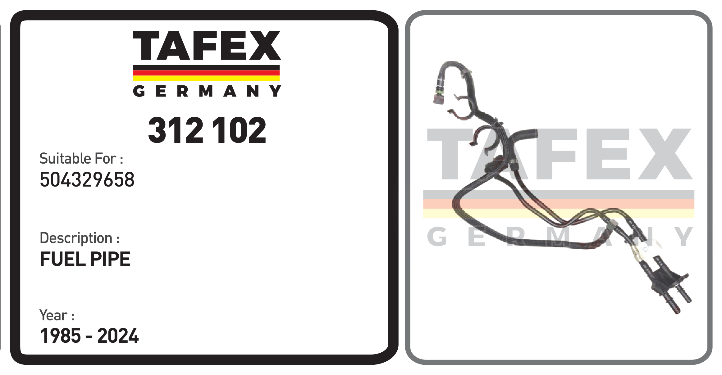 Fuel Pipe — TAFEX 312102 product image