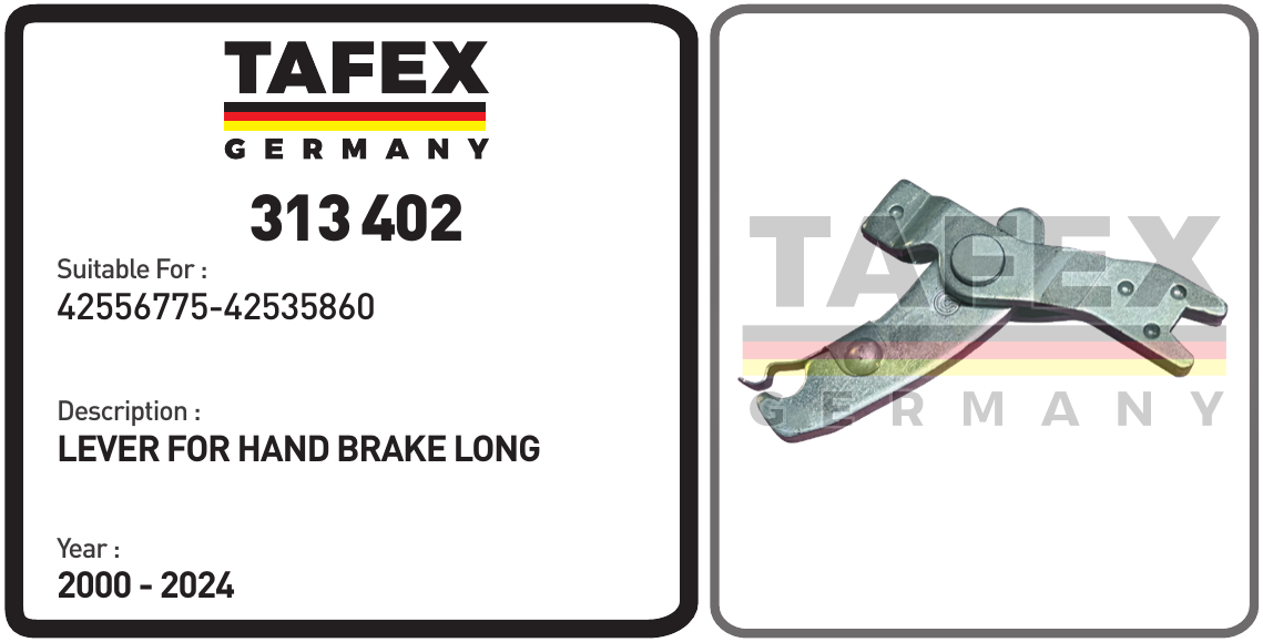 Lever For Hand Brake Long — TAFEX 313402 product image