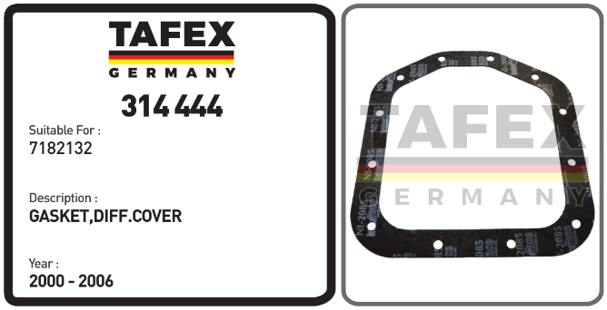 Gasket, Diff. Cover — TAFEX 314444 product image