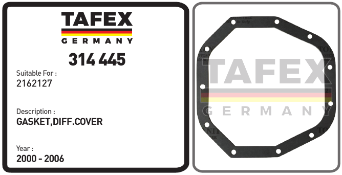 Gasket, Diff. Cover — TAFEX 314445 product image