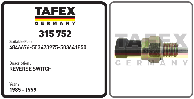 Reverse Switch — TAFEX 315752 product image