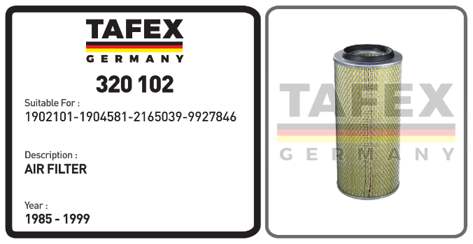 Air Filter — TAFEX 320102 product image