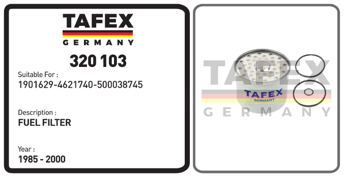 Fuel Filter — TAFEX 320103 product image
