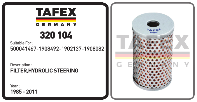 Filter, Hydrolic Steering — TAFEX 320104 product image