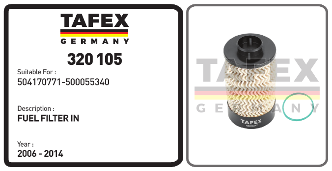 Fuel Filter In — TAFEX 320105 product image